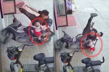 குழந்தையை காப்பாற்றியது எப்படி தெரியுமா? நொடியில் அரங்கேறிய விபரீதம்