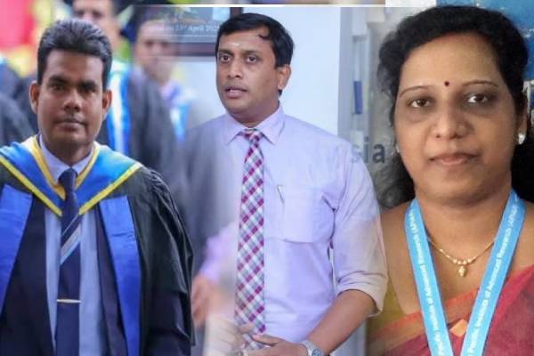 யாழ். பல்கலைக்கழக சிரேஷ்ட விரிவுரையாளர்கள் மூவர் பேராசிரியர்களாகப் பதவி உயர்வு | Jaffna Uni Senior Lecturers Promoted To Professors