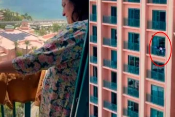 Funny viral video: 5 Star Hotel balcony-ல் துணி காயப்போட்ட பெண்ணிற்கு நேர்ந்த கதி