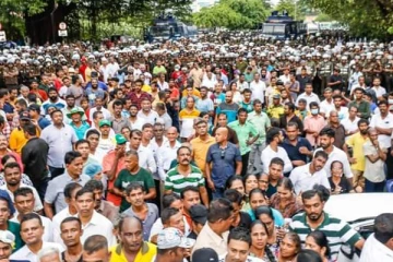 தேர்தலைப் பெறும் வரை போராட்டங்கள் தொடரும்: சஜித்