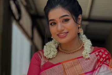 சேலையில் மயக்கும் சூப்பர் சிங்கர் ஸ்ரீநிஷா!! ரீசென்ஸ் புகைப்படங்கள்..