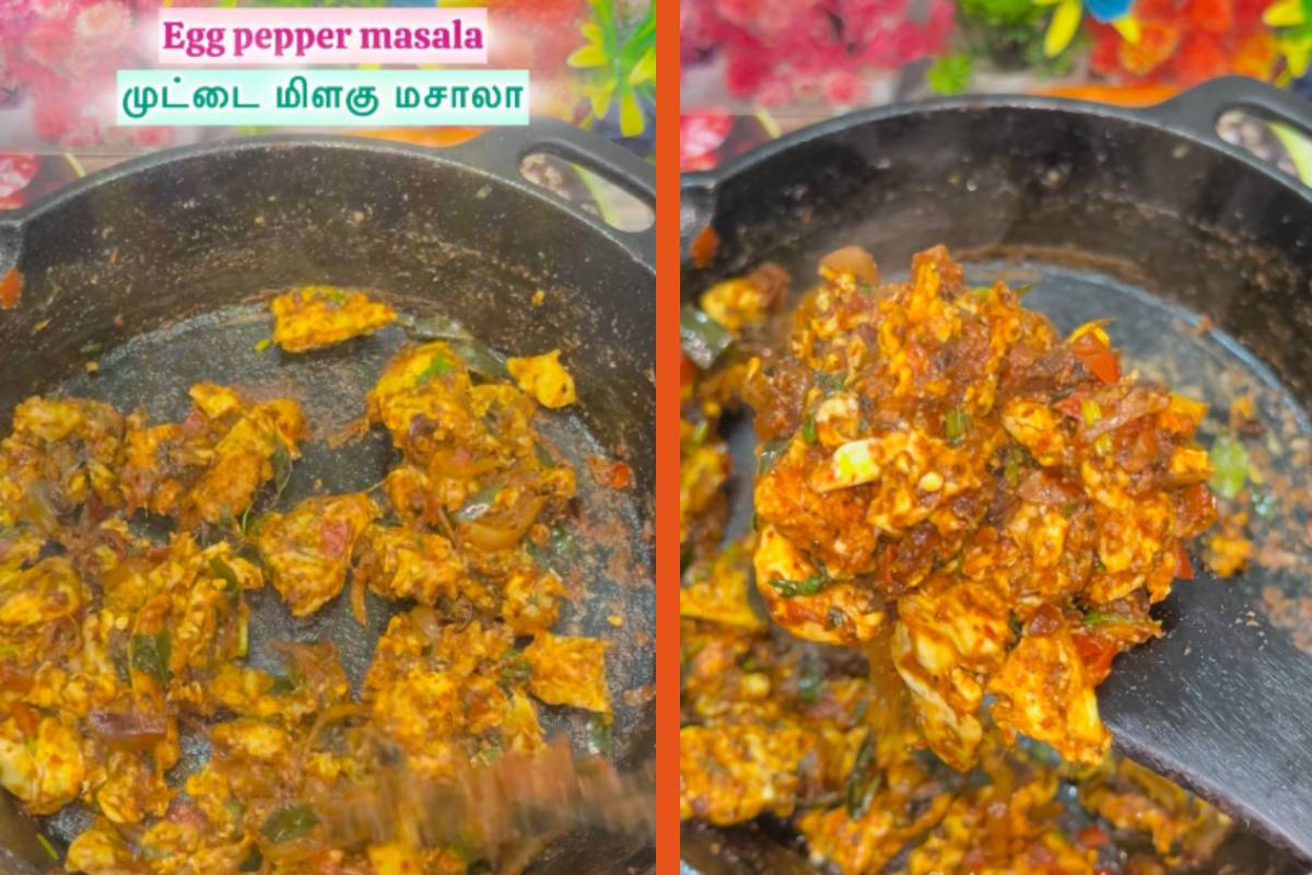 பார்த்தாலே பசி எடுக்கும் முட்டை மிளகு மசாலா: பத்தே நிமிடத்தில் செய்யலாம்! | Egg Pepper Masala Recipe For Cough