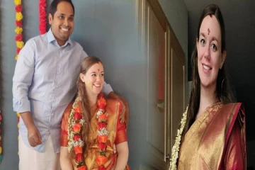 தமிழ் மீதான காதல்; பலரையும் நெகிழ வைத்த அமெரிக்க பெண்!(Photos)