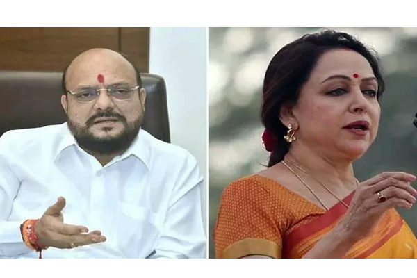 ஹேமமாலினியின் கன்னத்தை குறிப்பிட்ட சர்ச்சைப் பேச்சு - மன்னிப்பு கேட்ட அமைச்சர் - தமிழ்நாடு