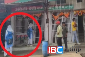 பாடசாலை சீருடையுடன் மதுபானம் வாங்கிய மாணவிகள் : இந்தியாவில் அதிர்ச்சி சம்பவம்