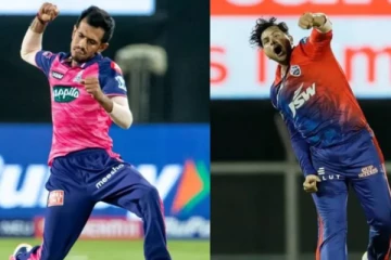 உன் இடத்திற்கு போ.. டெல்லி வீரரை தலையில் தட்டிய சாஹல்! வீடியோ