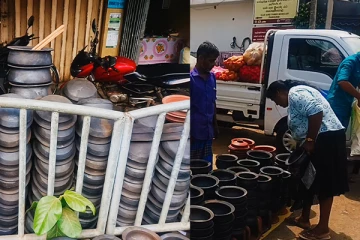 யாழில் சூடுபிடித்துள்ள ஆடி அமாவாசை விரத கறுப்பு மண்சட்டிகள் விற்பனை