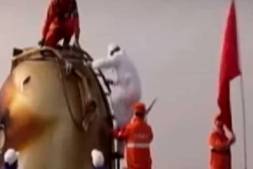 விண்வெளியிலிருந்து 6 மாதங்களுக்குப் பிறகு நாடு திரும்பிய வீரர்கள்