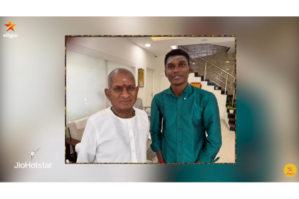 ஏ அப்போ, மயக்கம் போட்டா என்னை தூக்கிவிட்டுடுங்க... சூப்பர் சிங்கர் பிரபலத்திற்கு என்ன ஆச்சு | Saran Raja Gets Blessing From Ilaiyaraja ஏ அப்போ, மயக்கம் போட்டா என்னை தூக்கிவிட்டுடுங்க... சூப்பர் சிங்கர் பிரபலத்திற்கு என்ன ஆச்சு | Saran Raja Gets Blessing From Ilaiyaraja