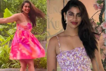 நடிகை ஷிவானி நாராயணின் ஆனந்த மலைக் குளியல்.. அவர் போட்ட பதிவுகள்..