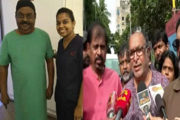 விஜயகாந்த் நலமாகவே உள்ளார்.. மிகைப்படுத்தி செய்திகளை பரப்பாதீர்கள்- நேரில் சந்தித்த நாசர் பேட்டி