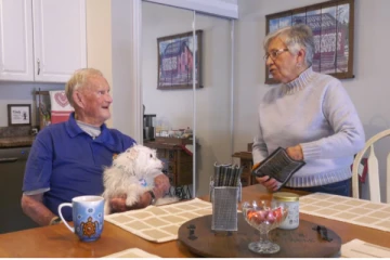 நாய் ஒன்றின் சமர்த்தியத்தால் உயிர் பிழைத்த முதியவர்