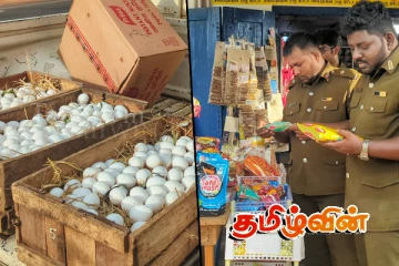 வவுனியாவில் பாடசாலை உட்பட பலருக்கு பழுதடைந்த முட்டை விற்பனை..!