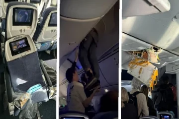 நடுவானில் பயங்கரமாக குலுங்கிய விமானம் - பயணிகளின் மோசமான நிலை!