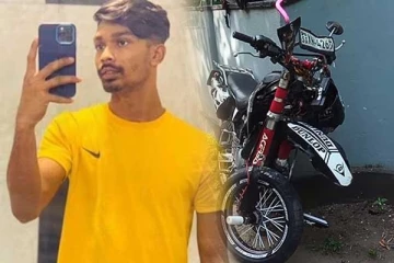 25 மீற்றர் தூரம் இழுத்துச் செல்லப்பட்ட மோட்டார் சைக்கிள் - இளைஞன் பலி