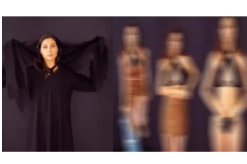 ஹிஜாப்புக்கு எதிர்ப்பு - ஆடைகளை கழற்றி எறிந்து அரை நிர்வாணமாக நின்ற பிரபல நடிகை - வைரலாகும் வீடியோ