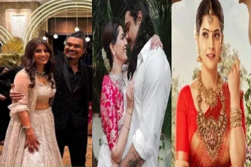 பிரபலங்களுடன் களைகட்டிய நடிகை வரலக்ஷ்மியின் சங்கீத் விழா... வைரலாகும் புகைப்படங்டகள்