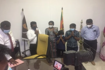 வவுனியாவின் புதிய அரசாங்க அதிபராக பீ.ஏ.சரத்சந்திர பதவியேற்பு