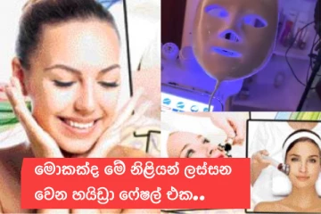 නිළියෝ හැමෝම ලස්සන වෙන කව් රුත් නොකියන රහස.. මොකක්ද මේ හයිඩ්‍රා ෆේශල් කියන්නේ..