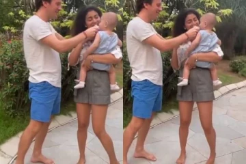 குழந்தையை முதன்முறையாக உலகிற்கு அறிமுகம் செய்த நடிகை! ஆச்சர்யத்தில் ரசிகர்கள்