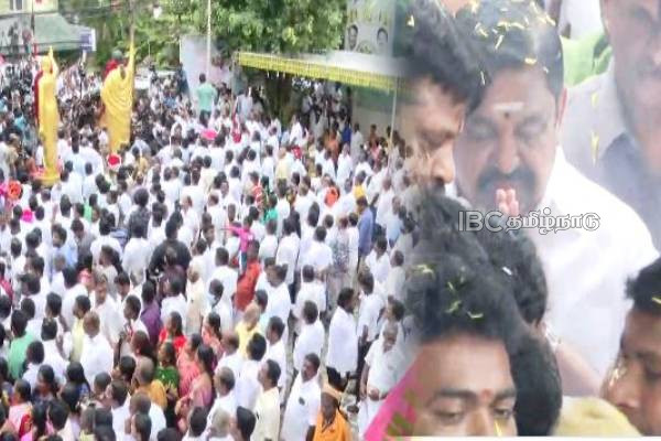 அதிமுக தலைமை அலுவலகம் சென்றார் இடைக்கால பொதுச்செயலாளர் எடப்பாடி பழனிசாமி | Edappadi Palaniswami Went To Aiadmk Head Office அதிமுக தலைமை அலுவலகம் சென்றார் இடைக்கால பொதுச்செயலாளர் எடப்பாடி பழனிசாமி | Edappadi Palaniswami Went To Aiadmk Head Office