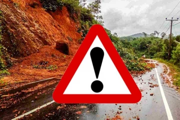 வறண்ட காலநிலையால் மண்சரிவு அபாயம் ; 10 குடும்பங்கள் வெளியேற்றம்