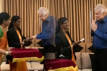 சர்வதேச போட்டியில் தங்கம் வென்ற முல்லைத்தீவு பெண்ணை நேரில் கௌரவித்த ஜனாதிபதி