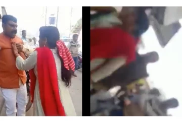 பெண்களிடம் சில்மிஷம் செய்த பாஜக தலைவரை சராமரியாக வெளுத்து வாங்கிய பெண்கள்... - வைரல் வீடியோ...!