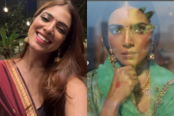 நடிகை மாளவிகா மோகனனின் லேட்டஸ்ட் தீபாவளி ஸ்பெஷல் போட்டோஷூட்..