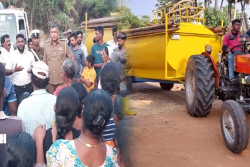 மன்னாரில் மக்களின் எதிர்ப்பால் தடுத்து நிறுத்தப்பட்ட மணல் அகழ்வு பணி