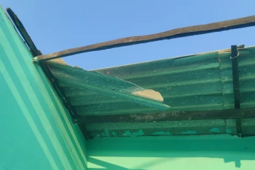 ஒட்டுசுட்டானில் வீசிய கடும் காற்றினால் வீடு சேதம் (Video)