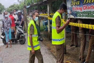 வெலிகமவில் துப்பாக்கிசூடு -இருவர் படுகாயம் (படம்)