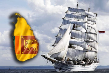 இலங்கையை வந்தடைந்த வெளிநாடொன்றின் பாய்மரக் கப்பல்