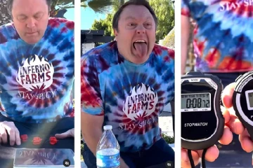 அமெரிக்காவில் வித்தியாசமான முறையில் கின்னஸ் சாதனை படைத்த இளைஞர்!