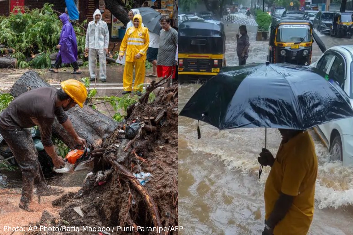 மும்பையில் கொட்டித் தீர்க்கும் கனமழை: கட்டிடம் இடிந்து விழுந்ததில் 6 பேர் உயிரிழப்பு | Mumbai Heavy Rain Building Collapses 6 Dead மும்பையில் கொட்டித் தீர்க்கும் கனமழை: கட்டிடம் இடிந்து விழுந்ததில் 6 பேர் உயிரிழப்பு | Mumbai Heavy Rain Building Collapses 6 Dead