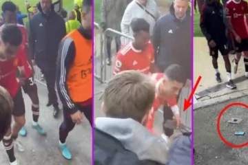 கோபத்தில் ரசிகரின் செல்போனை தட்டி விட்ட கால்பந்து வீரர் ரொனால்டோவுக்கு ரூ. 2 கோடி அபராதம்! வீடியோ