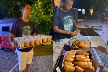 எரிபொருள் வரிசையில் நிற்கும் மக்களுக்கு சிற்றுண்டிகளை வழங்கிய கிரிக்கெட் பிரபலம்