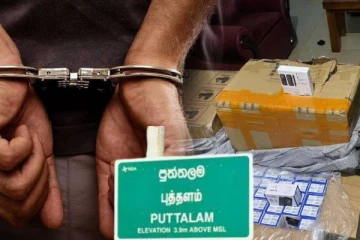 புத்தளத்தில் நூற்றுக்கணக்கான தொலைபேசிகளுடன் ஒருவர் கைது