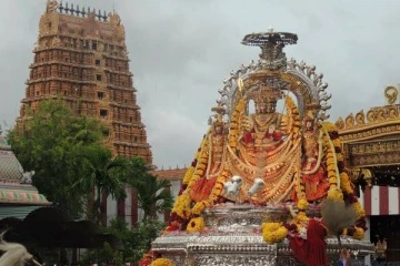 வரலாற்று சிறப்பு மிக்க யாழ். நல்லூர் கந்தசுவாமி ஆலய இரதோற்சவம்! திரண்டுள்ள ஆயிரக்கணக்கான பக்தர்கள் (Video)