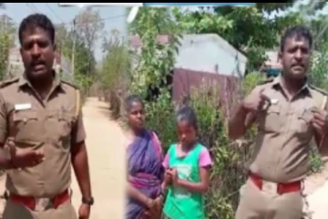 பள்ளிக்கு செல்லாத மாணவர்களை அழைத்து சென்று தேர்வு எழுத வைத்த போலீஸ்!