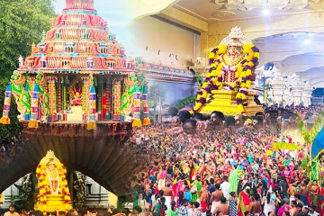 முகப்புத்திர சிற்ப மகாரதத்தில் எழுந்தருளிய ஸ்ரீ மாமாங்கேஸ்வரர்