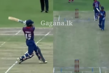 ක්‍රිකට් පිටියම උඩු යටිකුරු කළ පුදුම හිතෙන හයේ හය.. වාර්තා පොතටත් යයි.. (VIDEO)