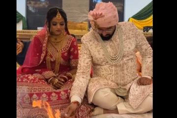 மணமேடையில் தூங்கி தூங்கி வழிந்த மணமகன் - வைரலாகும் வீடியோ