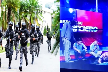 ஈக்வடரில் தொலைக்காட்சி நிலையத்தை முடக்கிய ஆயுததாரிகள்