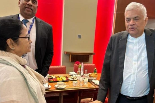 மம்தா பானர்ஜி - ரணில் இடையே விசேட சந்திப்பு | Mamata Banerjee Met Sri Lanka President Ranil
