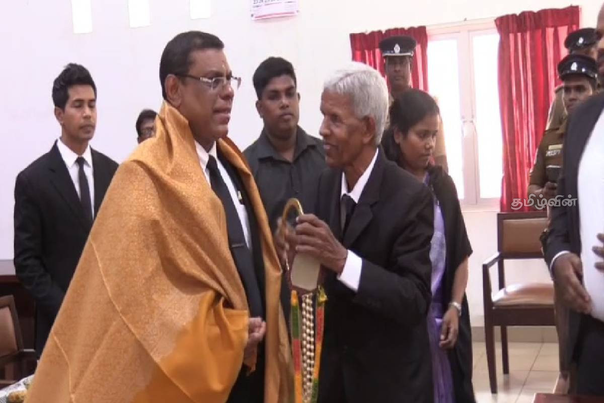 பிரதம நீதியரசர் மல்லாகம் நீதிமன்றத்துக்கு விஜயம் | Chief Justice Mallakam Visits The Court