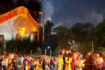 வல்வெட்டித்துறை கம்பர்மலையில் உணர்வெழுச்சியுடன் முதல் மாவீரர் சங்கருக்கு அஞ்சலி (படங்கள்)