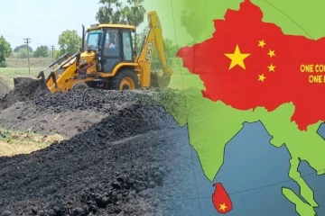 சீன திட்டத்தை எதிர்த்து போராட்டத்தில் குதித்த மக்கள்!