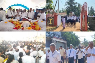 செல்வம் அடைக்கலநாதனின் தாயாரின் பூதவுடல் நல்லடக்கம்