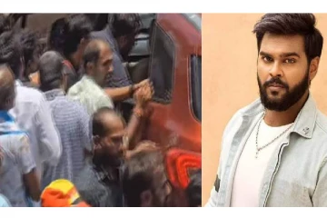 விஜயகாந்த் சிலை சிறப்பு விழா.. திடிரென மயங்கி விழுந்த சண்முகபாண்டியன்!